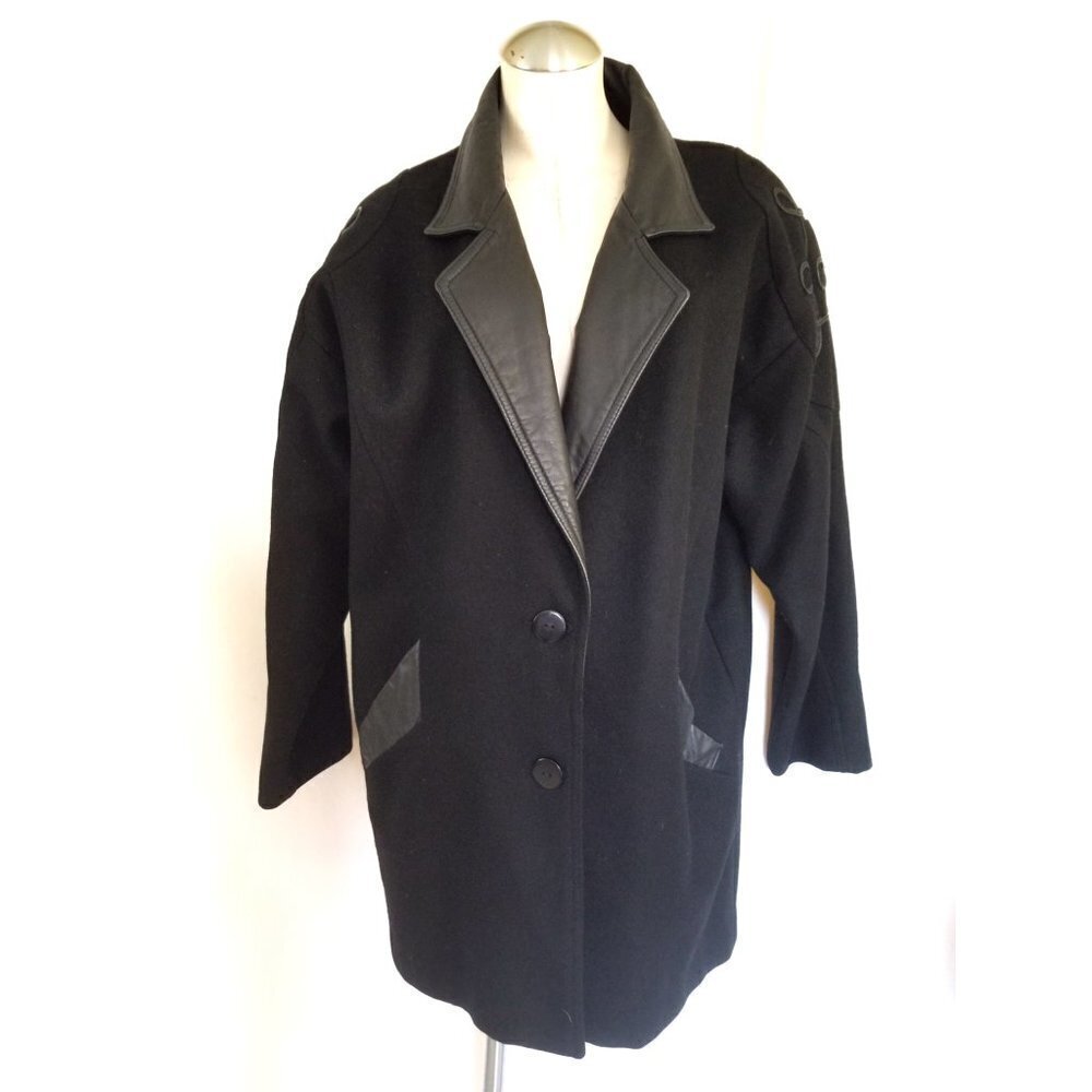 Vintage David Benjamin Size 10 Wool Coat